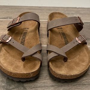 NEW Birkenstock Mayari Mocha Slide Sandals 38 / 8
